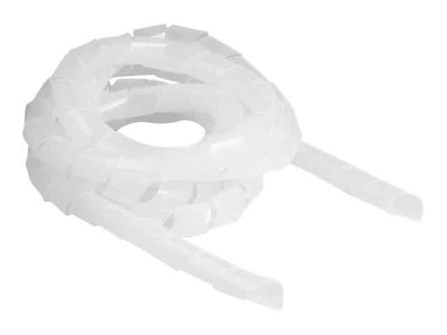 Delock Spiralkabelwicklung - 2 m - durchsichtig - Spiral Hose flexible 2 m x 16