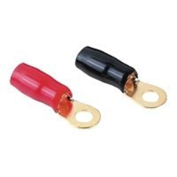 Hama Ring cable capsule, M8 - Kabelklemmen - 25 mm² - geschlossen - Schwarz, Rot