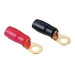 Hama Ring cable capsule, M8 - Kabelklemmen - 25 mm² - geschlossen - Schwarz, Rot