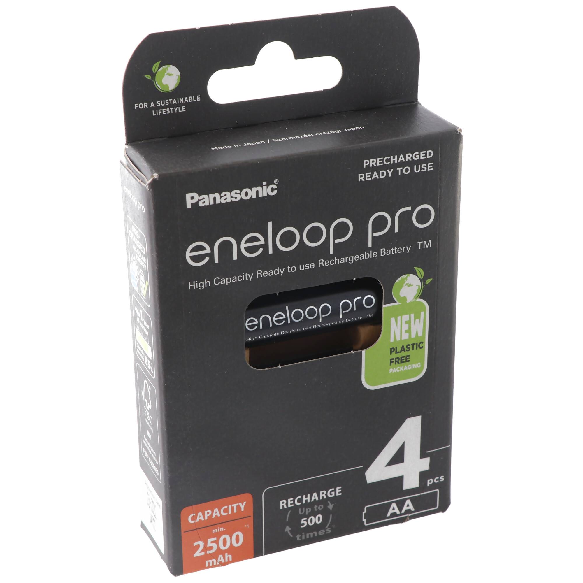 Panasonic eneloop Pro Technology HR-3UWX 2500mAh und AccuCell Akkubox
