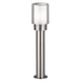 Gartenlampen Aussen silber Aussenlampe Stehleuchte Wegeleuchten Außen Modern, Edelstahl Metall weiß klar, IP54, 1x E27, DxH 12x50 cm Gartenlampen Aussen silber Aussenlampe Stehleuchte Wegeleuchten Außen Modern, Edelstahl Metall weiß klar, IP54, 1x E27, DxH 12x50 cm