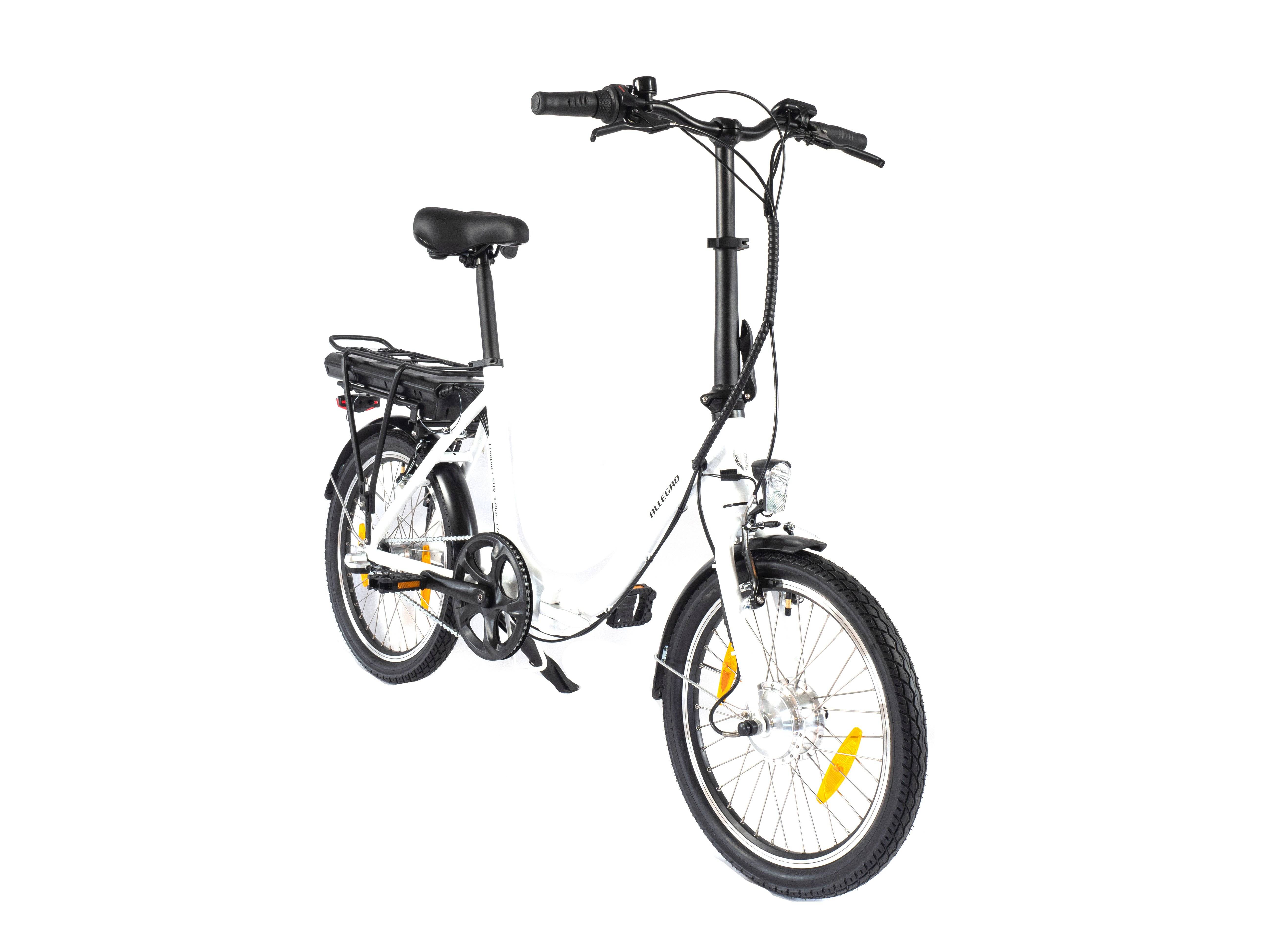 ALLEGRO E-Bike Compact SUV 3 Plus 374 E-Faltrad Weiß 42 cm 20"