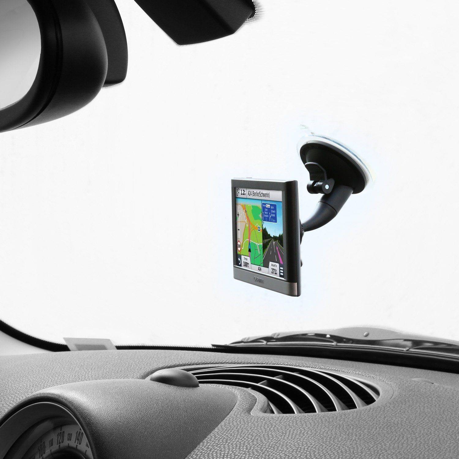 Wicked Chili KFZ-Halterung für Garmin nüvi, zumo und dezl -Made in Germany - mit Saugnapf / Kugelgkopf / Hebel