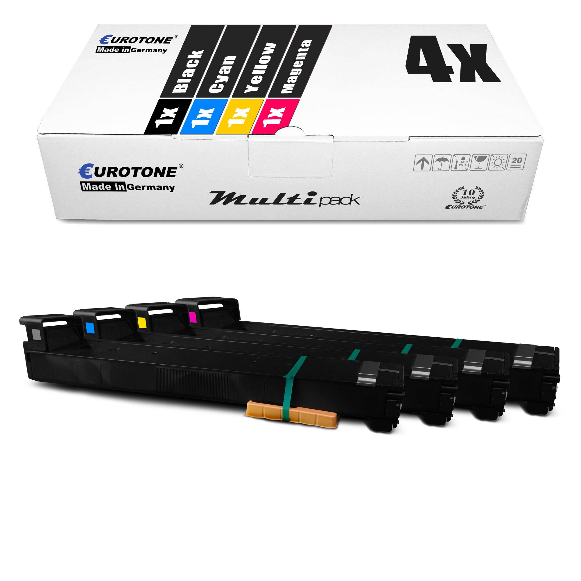 Eurotone 4 Lasertoner ersetzt HP CF300A 827A CF301A 827A CF303A 827A CF302A 827A