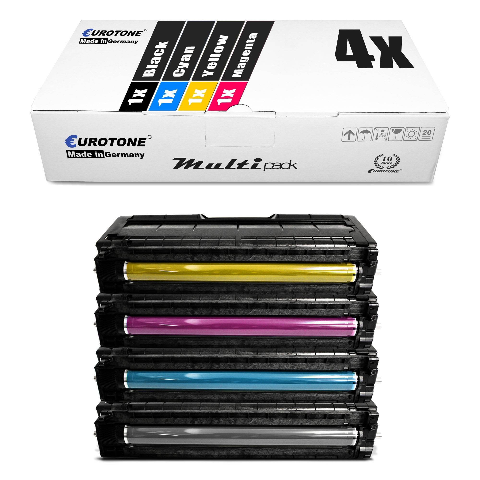 Eurotone 4 Lasertoner ersetzt Kyocera TK-150K TK-150C TK150 TK-150M TK150 TK-150Y TK150
