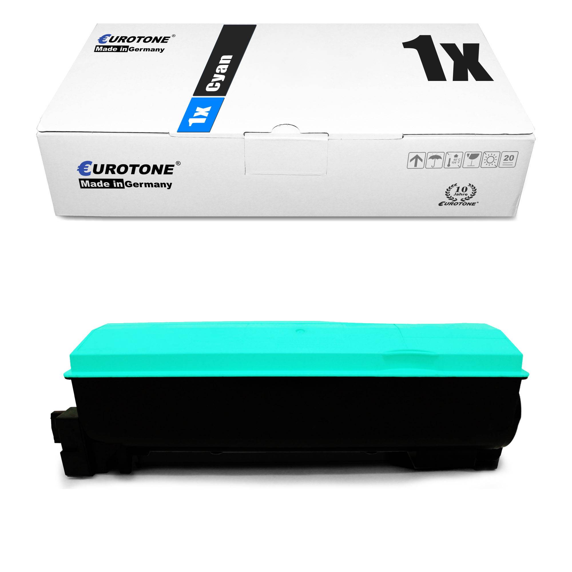 Eurotone 1 Lasertoner ersetzt Kyocera TK-550C TK550 1T02HMCEU0