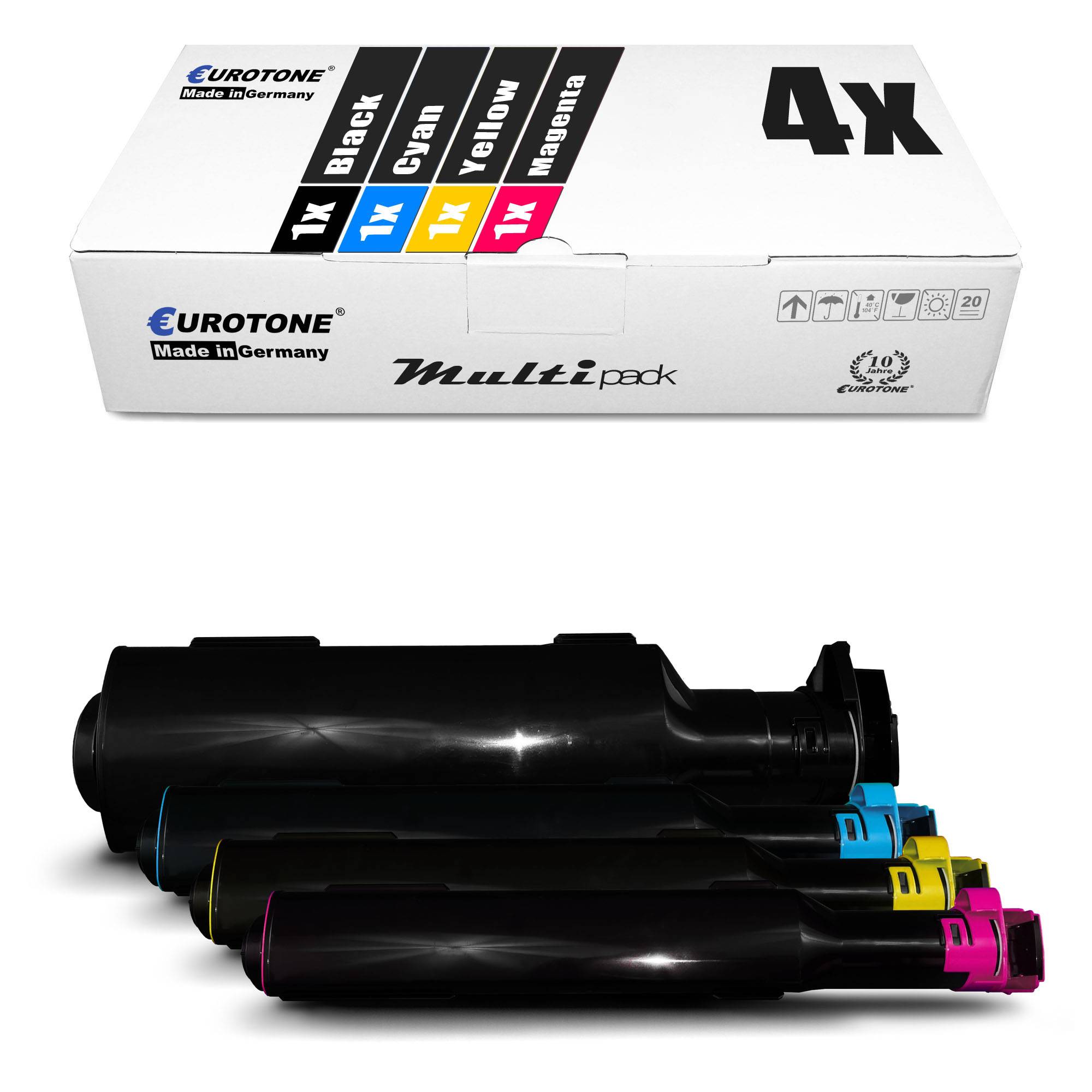 Eurotone 4 Lasertoner ersetzt Xerox 006R01262 Xerox 006R01265 Xerox 006R01264 Xerox 006R01263
