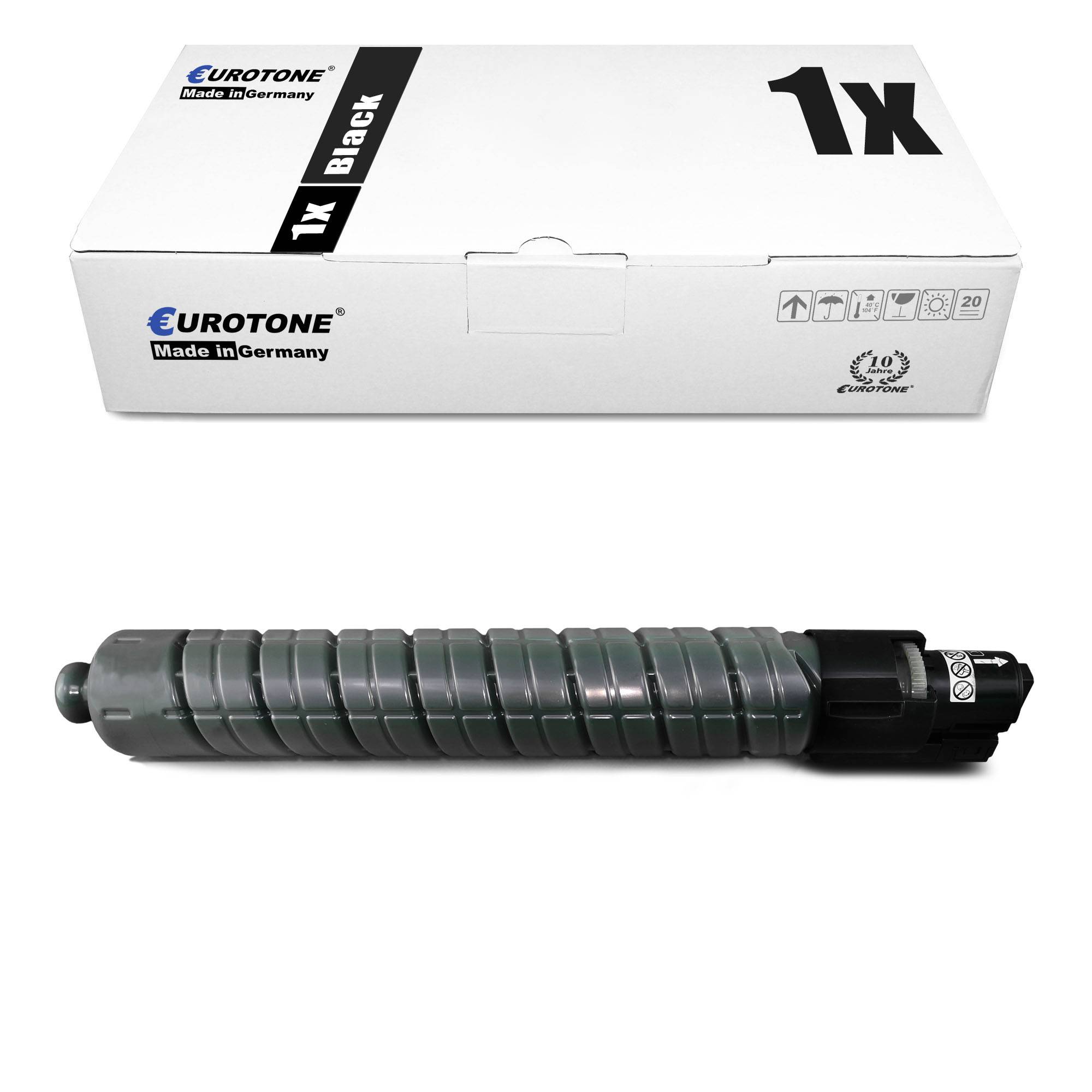 Eurotone 1 Lasertoner ersetzt Ricoh DT3000BLK 888640