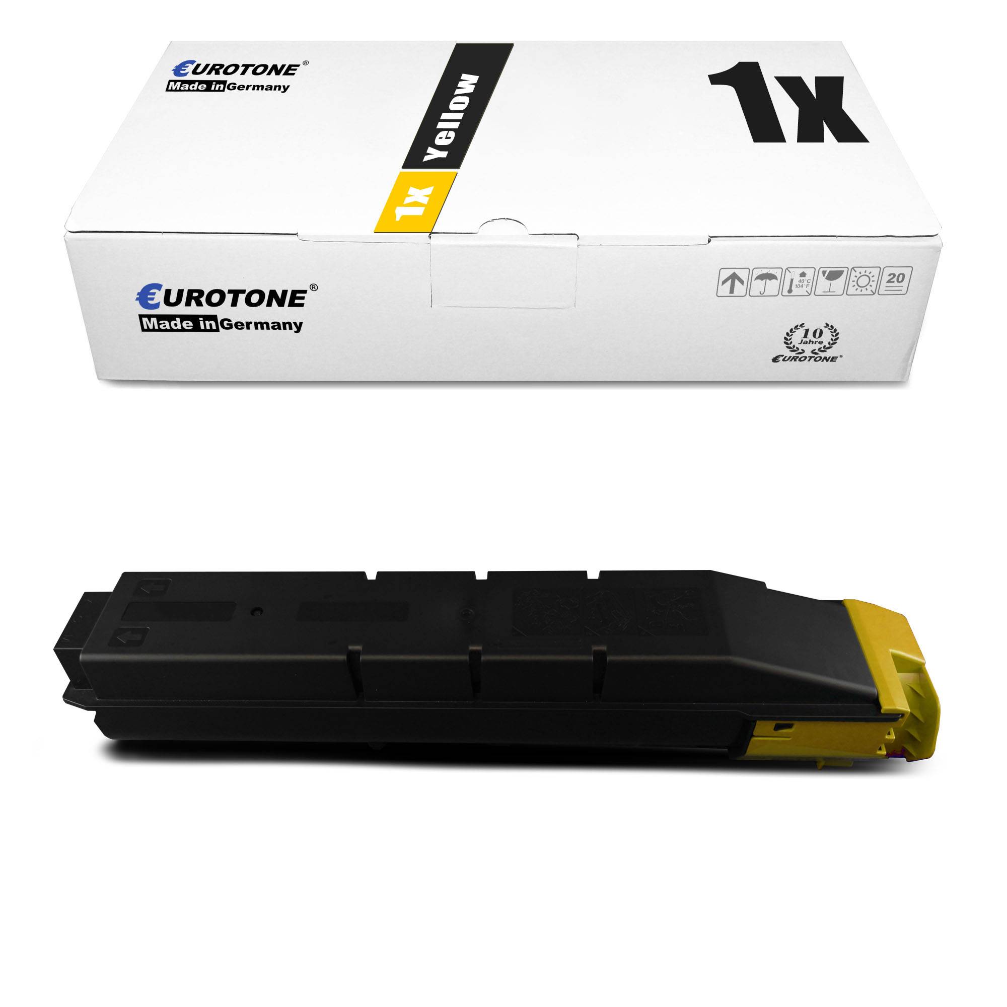 Eurotone 1 Lasertoner ersetzt Kyocera TK-8705Y TK8705 1T0T2K9ANL0