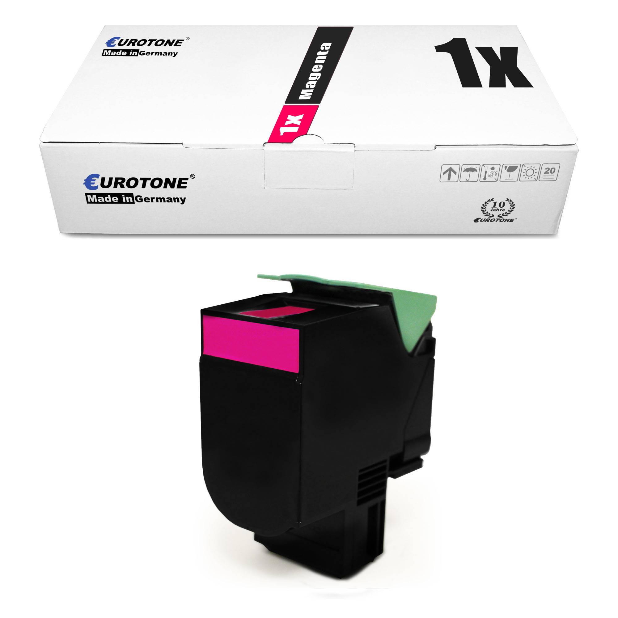 Eurotone 1 Lasertoner ersetzt Lexmark C540H1MG