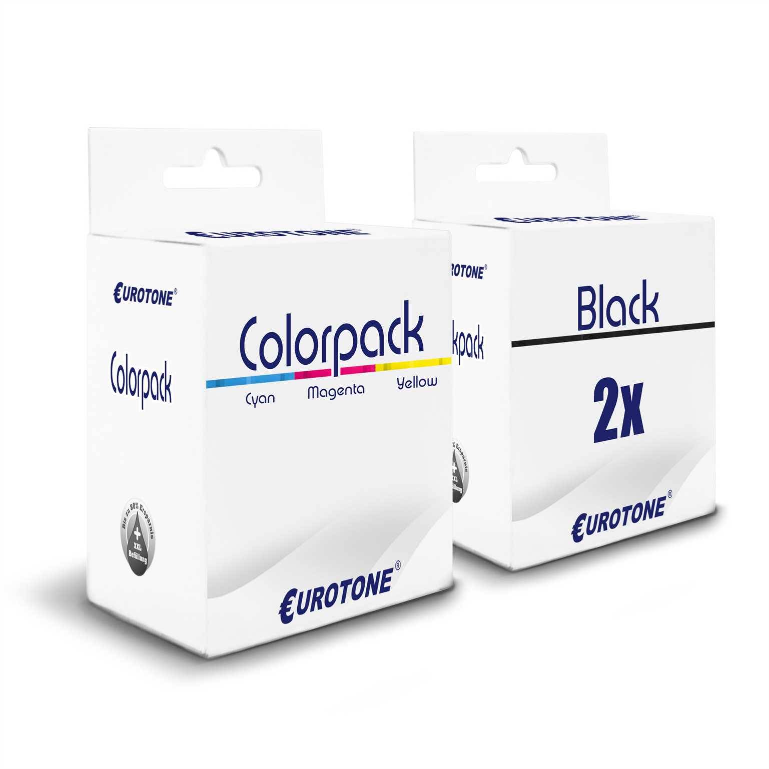 Eurotone 3 Tintenpatronen ersetzt Kodak 10C 10XL 8893364 10B 10XL 8955916