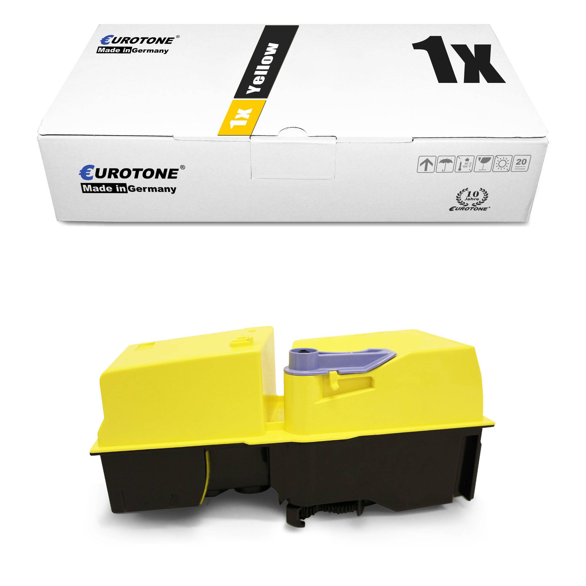 Eurotone 1 Lasertoner ersetzt Kyocera TK-820Y TK820 1T02HPAEU0