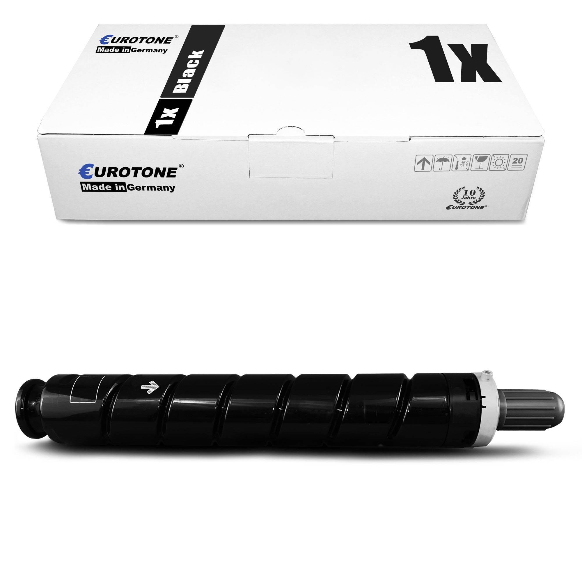 Eurotone 1 Lasertoner ersetzt Canon C-EXV34BK 3782B002