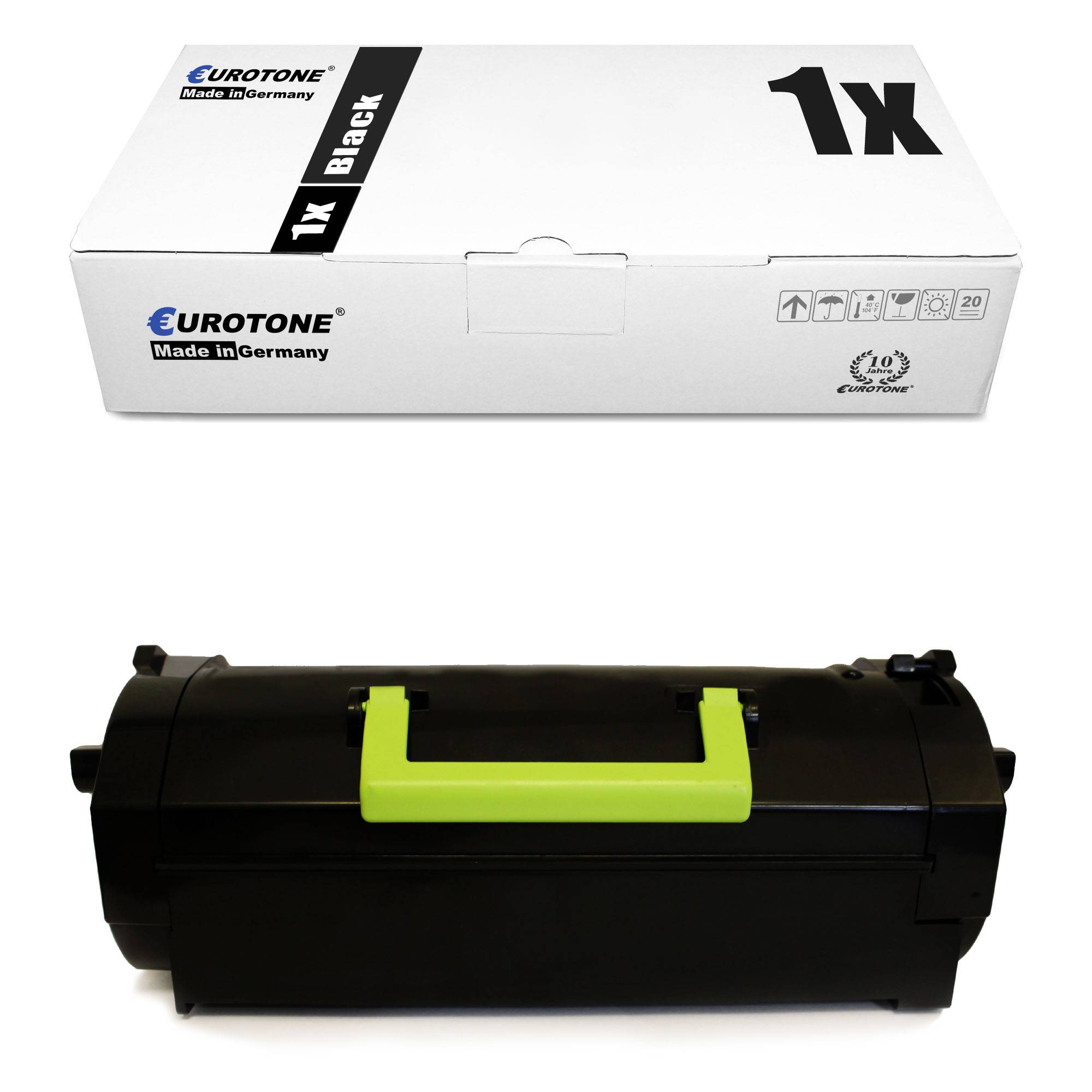 Eurotone 1 Lasertoner ersetzt Lexmark 62D2H00 622H