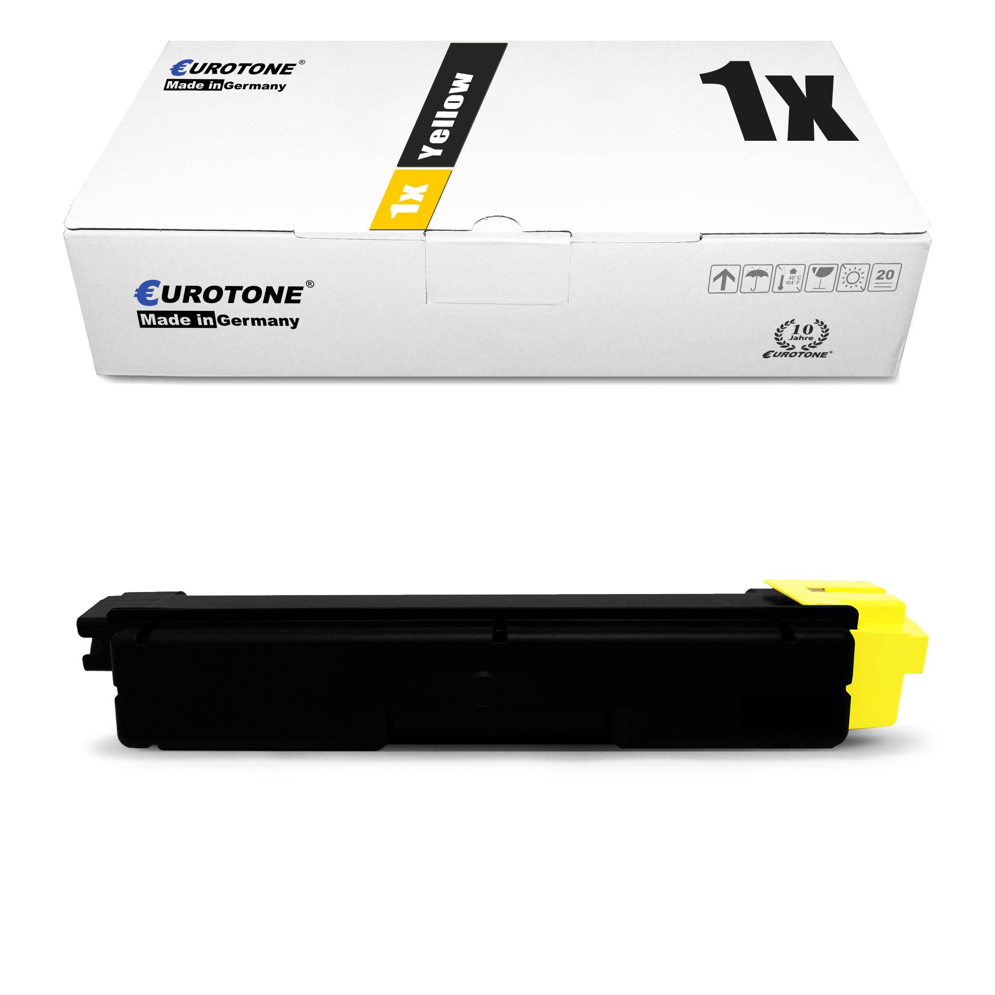 Eurotone 1 Lasertoner ersetzt Kyocera TK-5150Y TK5150 02NSANL0