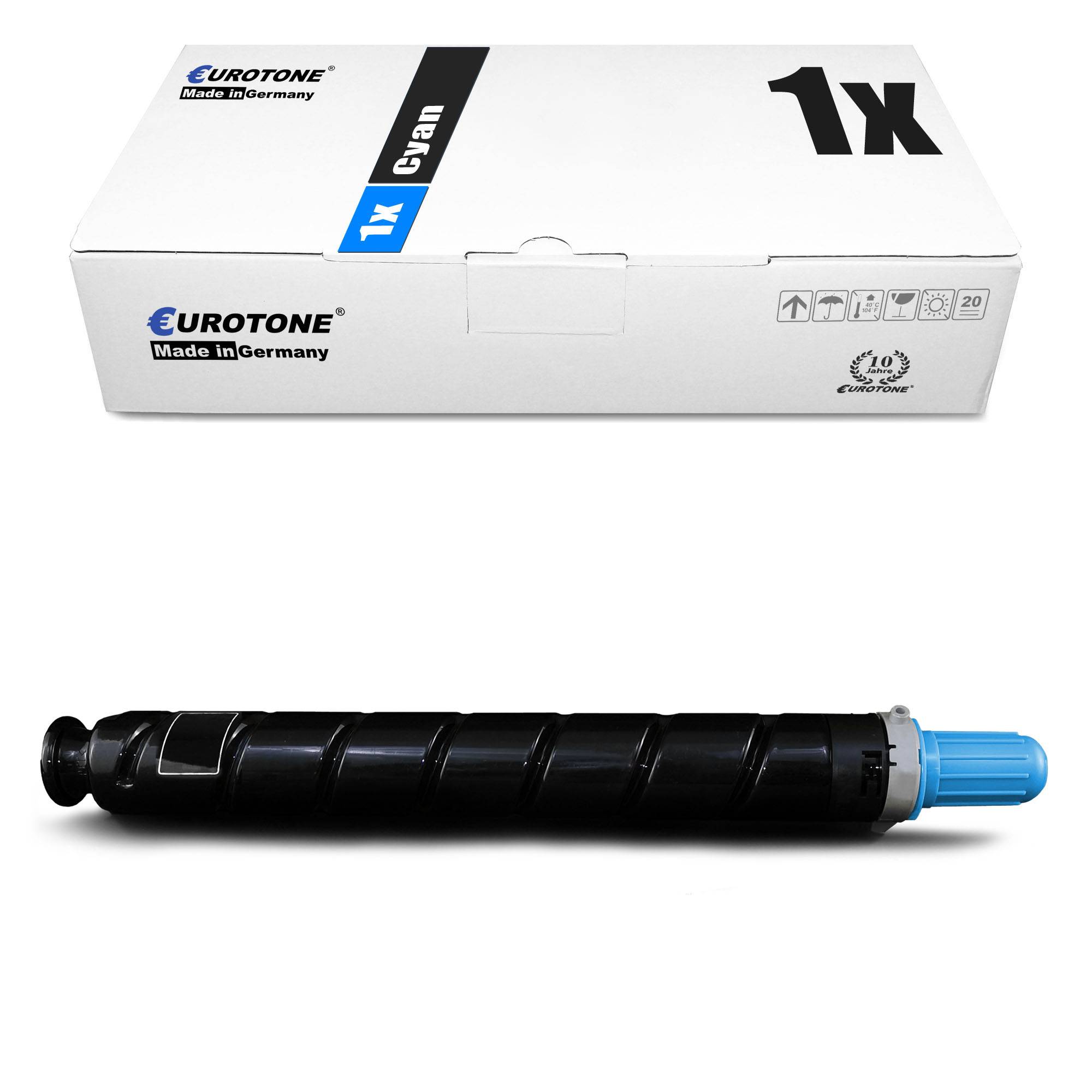 Eurotone 1 Lasertoner ersetzt Canon C-EXV34C 3783B002