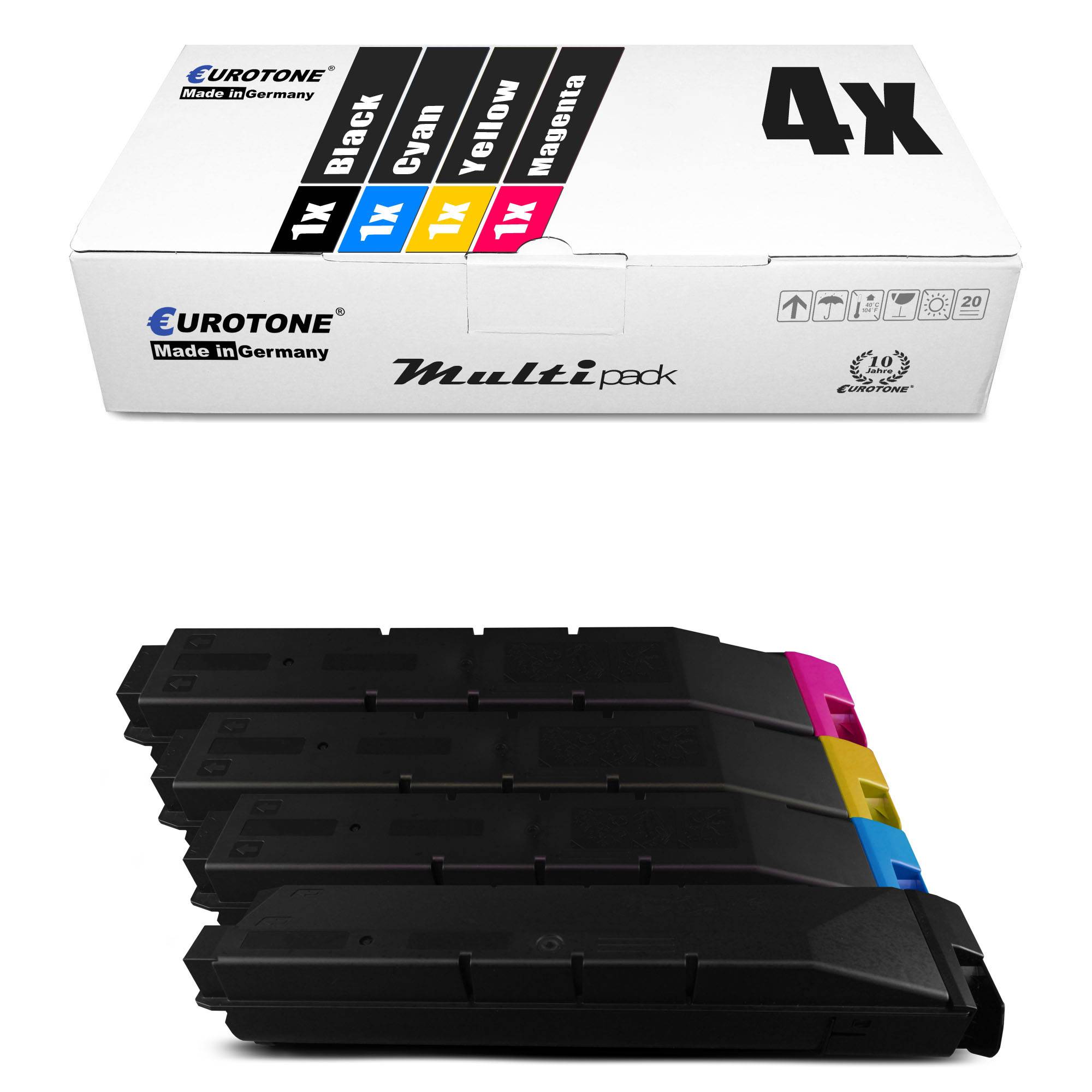 Eurotone 4 Lasertoner ersetzt Utax 654510010 654510011 654510014 654510016