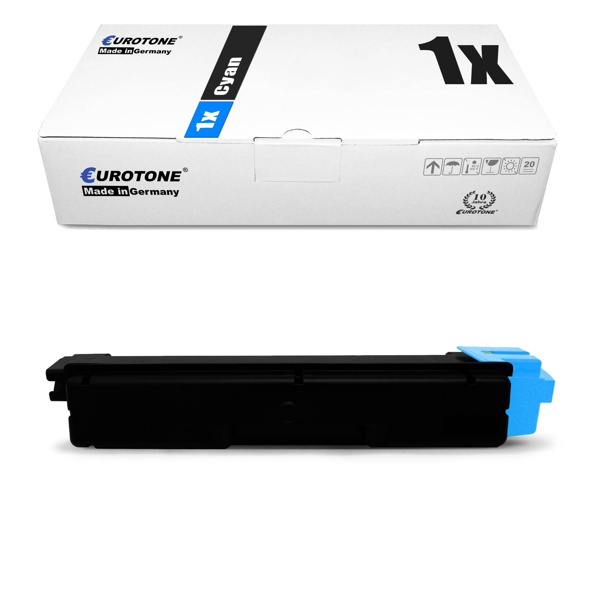 Eurotone 1 Lasertoner ersetzt Kyocera TK5215C 1T02R6CNL0