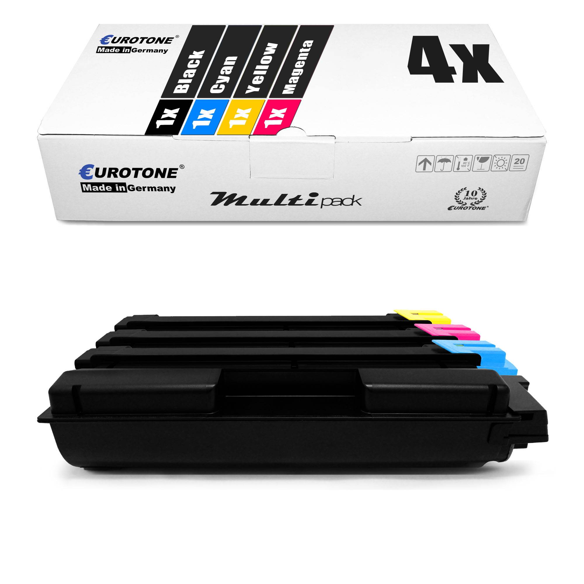 Eurotone 4 Lasertoner ersetzt Triumph-Adler PK5011K 1T02NR0UT0 PK5011C 1T02NRCUT0 PK5011M 1T02NRBUT0 PK5011Y 1T02NRAUT0