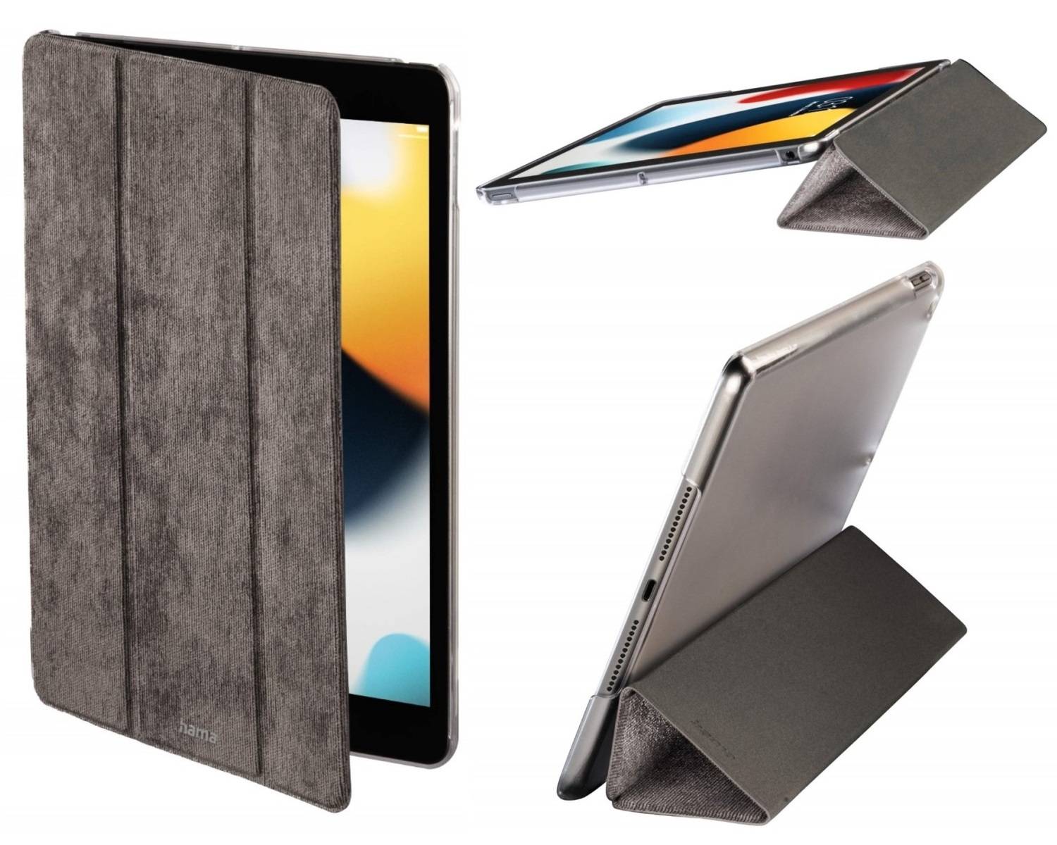 Tablet-Case Cali Clear Grau für Apple iPad 7/8/9 10,2"