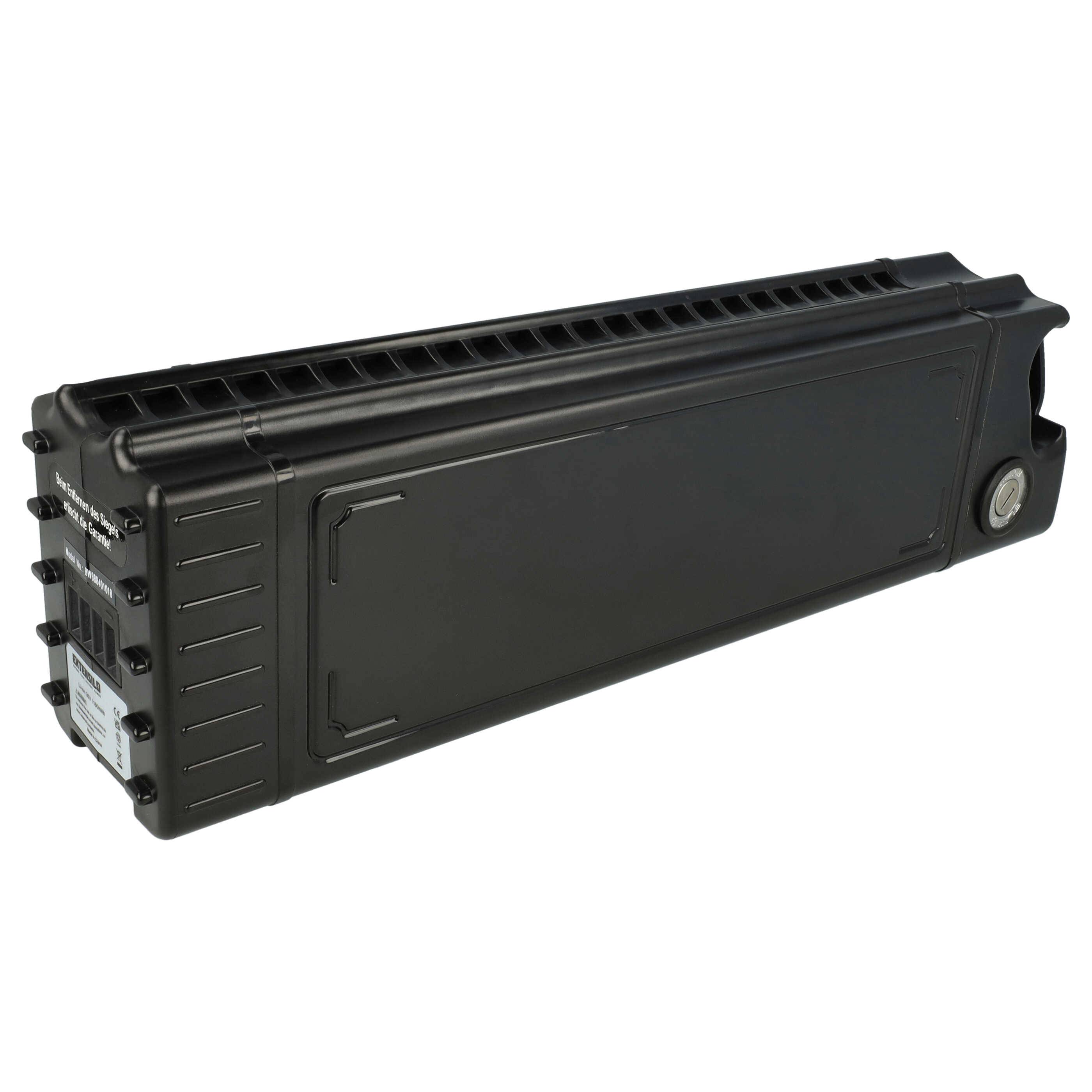 Eine schwarze Staubsaugerbürste mit weißen Borsten, die zum Reinigen von Oberflächen verwendet wird.