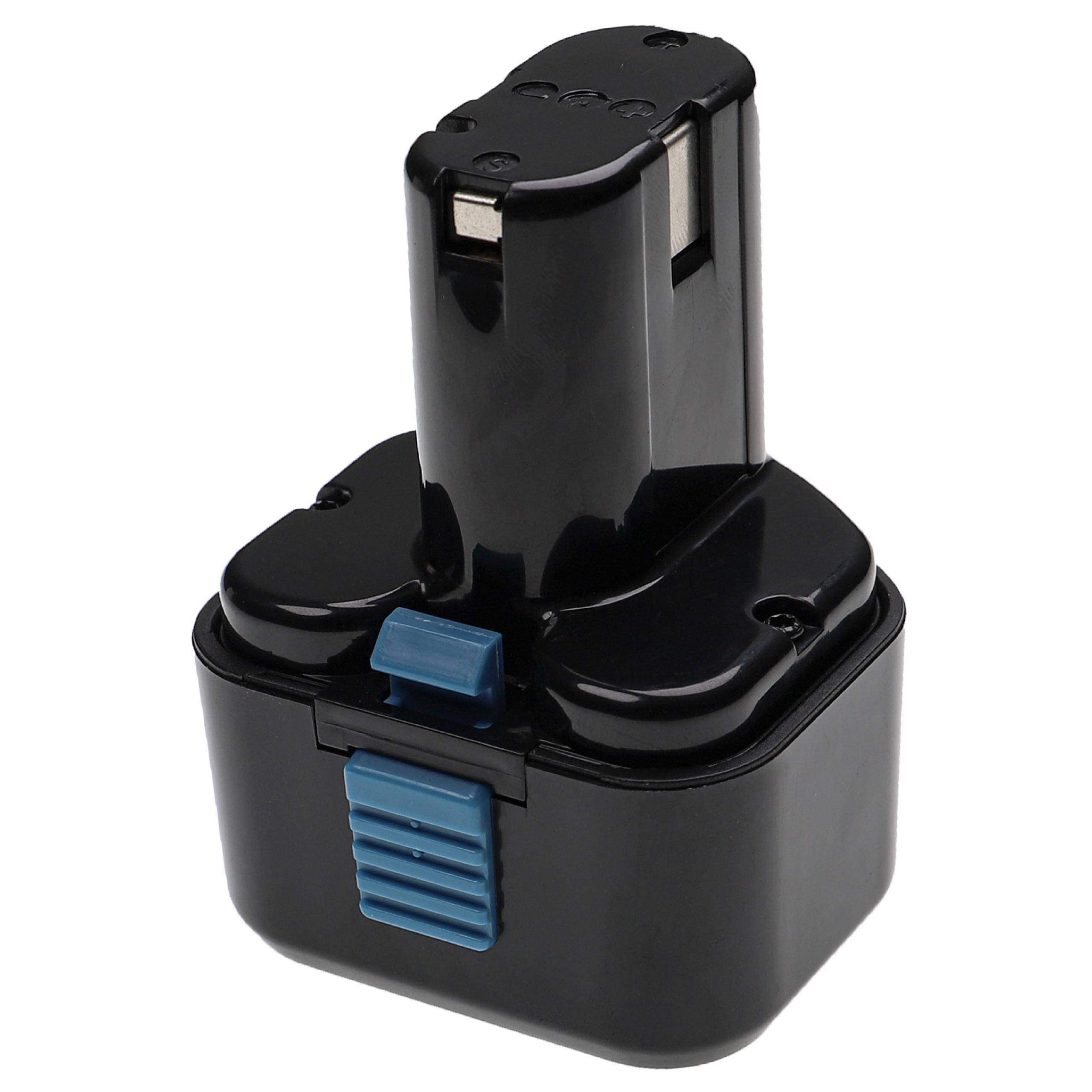 EXTENSILO Akku kompatibel mit Hitachi WH 9DM, WH 9DM2, WH 9DMR, WR 8DH, WR 9DM, WR 9DM2, WR 9DMR Elektrowerkzeug (3300 mAh, NiMH, 9,6 V)