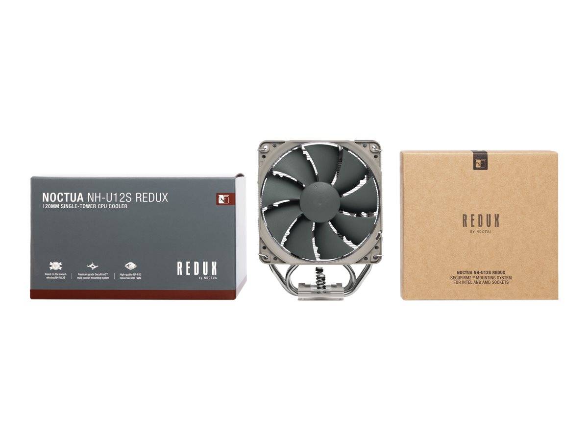 Noctua Redux NH-U12S - Prozessor-Luftkühler - (für: LGA1156, AM2, AM2+, AM3, LGA1155, AM3+, FM1, FM2, LGA1150, FM2+, LGA