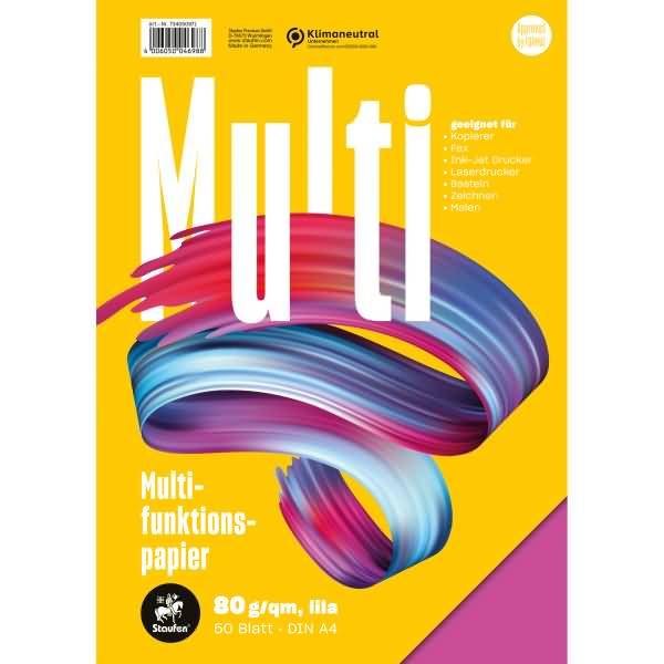 Multifunktionspapier A4 80g/qm VE=50 Blatt lila
