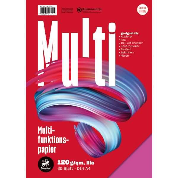 Multifunktionspapier A4 120g/qm VE=35 Blatt lila