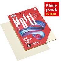 Staufen Multifunktionspapier 7X 734051290 A4 120g creme 35Bl. - Normal/Kopierpap