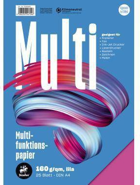 Staufen Multifunktionspapier 7X 734051671 A4 160g lila 25Bl.