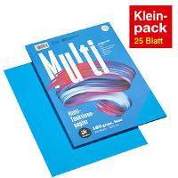 Staufen Multifunktionspapier 7X 734051693 A4 160g blau 25Bl. - Normal/Kopierpapi
