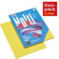 Staufen Multifunktionspapier A4 gelb 160g 25Bl./Packung - Normal/Kopierpapier -