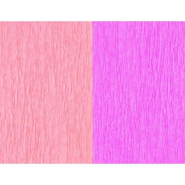 Krepppapier Doublette 90g/qm 125x25cm hellrosa-pink