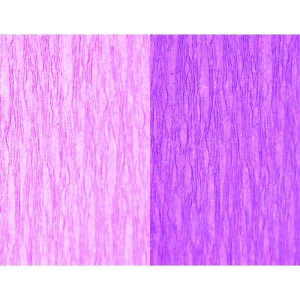 Krepppapier Doublette 90g/qm 125x25cm weißlila-lila