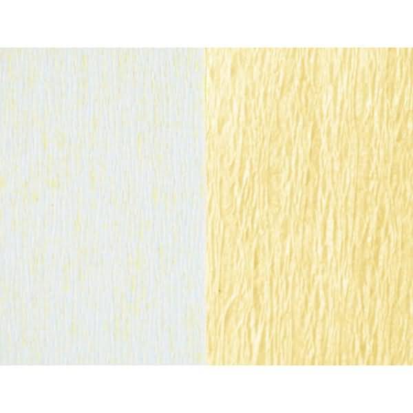 Krepppapier Doublette 90g/qm 125x25cm weiß-apricot