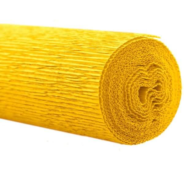Gärtnerkrepp 50x250cm 128g/qm gelb