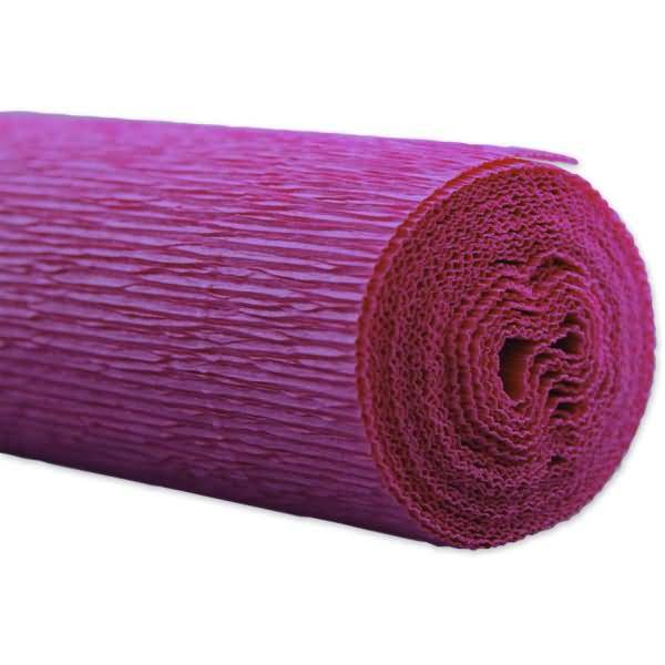 Gärtnerkrepp 50x250cm 128g/qm altrosa-feuerrot