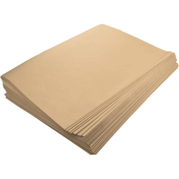 Seidenpapier 20g/qm 50x70cm VE=520 Bogen havanna