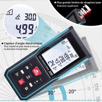 TACKLIFE S5-50, 50m Laser-Entfernungsmesser, Lasermessgerät, USB-Aufladung, ±2 mm Genauigkeit, elektronischer Winkelsensor, 99 Speicher, m/in/ft/ft+ TACKLIFE S5-50, 50m Laser-Entfernungsmesser, Lasermessgerät, USB-Aufladung, ±2 mm Genauigkeit, elektronischer Winkelsensor, 99 Speicher, m/in/ft/ft+