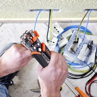 Tacklife MWS02, Abisolierzange, selbsteinstellende 8,4-Zoll-Kabelschneider-Crimper, 3-in-1-Multizange Tacklife MWS02, Abisolierzange, selbsteinstellende 8,4-Zoll-Kabelschneider-Crimper, 3-in-1-Multizange