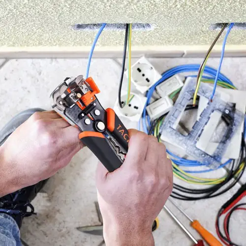 Tacklife MWS02, Abisolierzange, selbsteinstellende 8,4-Zoll-Kabelschneider-Crimper, 3-in-1-Multizange Tacklife MWS02, Abisolierzange, selbsteinstellende 8,4-Zoll-Kabelschneider-Crimper, 3-in-1-Multizange