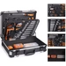 TACKLIFE HHK4B, Multifunktionaler 56-teilig Haushalts-Werkzeugkoffer für den Heimgebrauch, perfekt für alle Heimwerkerarbeiten mit Hammer, Messer, TACKLIFE HHK4B, Multifunktionaler 56-teilig Haushalts-Werkzeugkoffer für den Heimgebrauch, perfekt für alle Heimwerkerarbeiten mit Hammer, Messer,