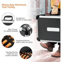 TACKLIFE HHK4B, Multifunktionaler 56-teilig Haushalts-Werkzeugkoffer für den Heimgebrauch, perfekt für alle Heimwerkerarbeiten mit Hammer, Messer, TACKLIFE HHK4B, Multifunktionaler 56-teilig Haushalts-Werkzeugkoffer für den Heimgebrauch, perfekt für alle Heimwerkerarbeiten mit Hammer, Messer,
