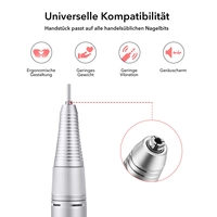 JCMaster Professioneller Nagelfräser 30.000 U/min Verbesserte Elektrische Nagelfeile für Nagelpflege, leistungsstarke Maniküre Pediküre Gerät zur JCMaster Professioneller Nagelfräser 30.000 U/min Verbesserte Elektrische Nagelfeile für Nagelpflege, leistungsstarke Maniküre Pediküre Gerät zur
