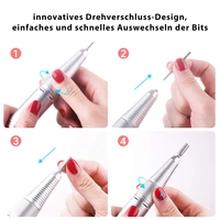 JCMaster Professioneller Nagelfräser 30.000 U/min Verbesserte Elektrische Nagelfeile für Nagelpflege, leistungsstarke Maniküre Pediküre Gerät zur JCMaster Professioneller Nagelfräser 30.000 U/min Verbesserte Elektrische Nagelfeile für Nagelpflege, leistungsstarke Maniküre Pediküre Gerät zur