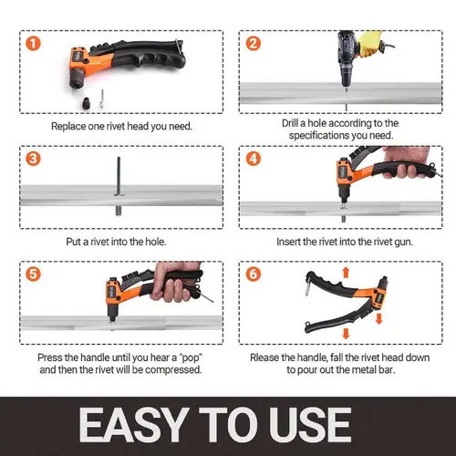 TACKLIFE HHR3A Nietpistolen-Kit TACKLIFE HHR3A Nietpistolen-Kit