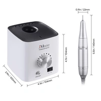 JCMASTER EU2031B-MCE4, Premium Nagelfräser Set - Fräser elektrisch Inkl 10 Aufsätze - Gelnägel & Acrylnägel - Diamant & Keramik Bits - 30000 U/Mi JCMASTER EU2031B-MCE4, Premium Nagelfräser Set - Fräser elektrisch Inkl 10 Aufsätze - Gelnägel & Acrylnägel - Diamant & Keramik Bits - 30000 U/Mi