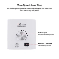 JCMASTER EU2031B-MCE4, Premium Nagelfräser Set - Fräser elektrisch Inkl 10 Aufsätze - Gelnägel & Acrylnägel - Diamant & Keramik Bits - 30000 U/Mi JCMASTER EU2031B-MCE4, Premium Nagelfräser Set - Fräser elektrisch Inkl 10 Aufsätze - Gelnägel & Acrylnägel - Diamant & Keramik Bits - 30000 U/Mi