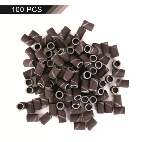 100x Premium Schleifhülsen/Schleifbänder 150# Körnung Maniküre/Pediküre/Hornhaut Für Nagelfräser 100x Premium Schleifhülsen/Schleifbänder 150# Körnung Maniküre/Pediküre/Hornhaut Für Nagelfräser